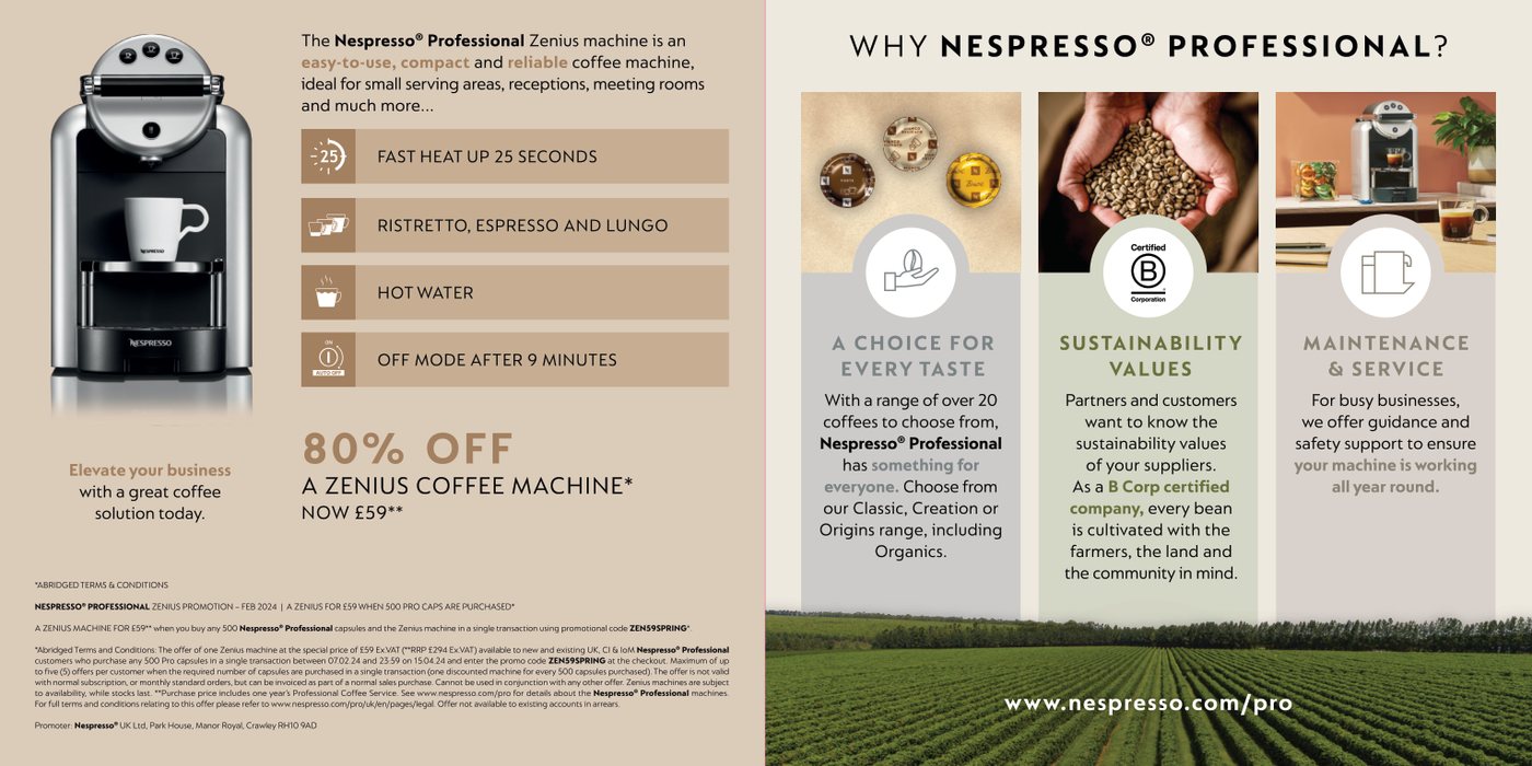 Nespresso Zenius DM Inside Panel